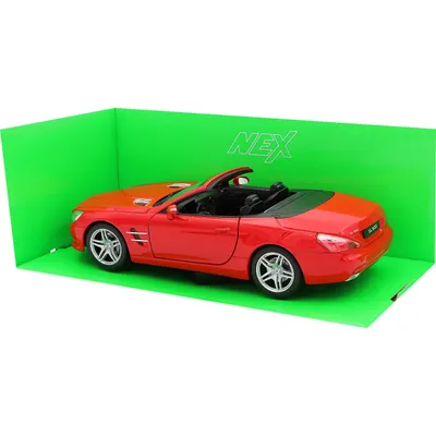 2012 Mercedes-Benz SL 500 - Röd - Welly - 1:24