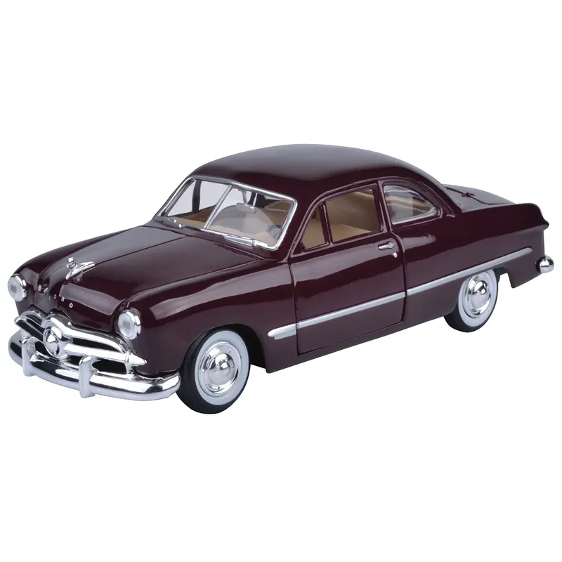 1949 Ford Coupe - Vinröd - Motormax - 1:24