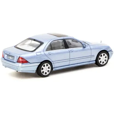 Mercedes-Benz S-Class (W220) - Blå - Tarmac Works - 1:64