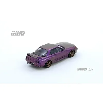 Nissan Skyline GT-R (R32) Australian Special Edition - Lila - Inno Models - 1:64