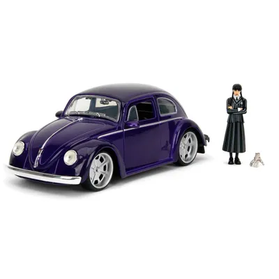 Volkswagen Beetle - Wednesday Addams & Thing - Jada - 1:24