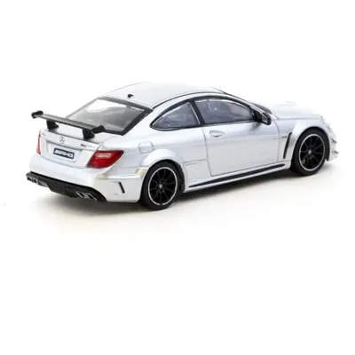 MB C 63 AMG Coupé Black Series - Silver - Tarmac - 1:64