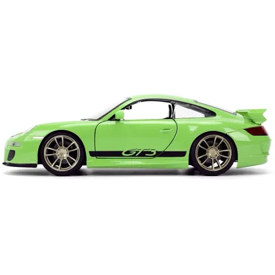 Porsche 911 GT3 (997) - Grön - 2007 - Fast X - Jada Toys - 1:24