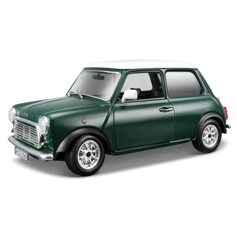 Mini Cooper - 1969 - Grön - Bburago - 1:24