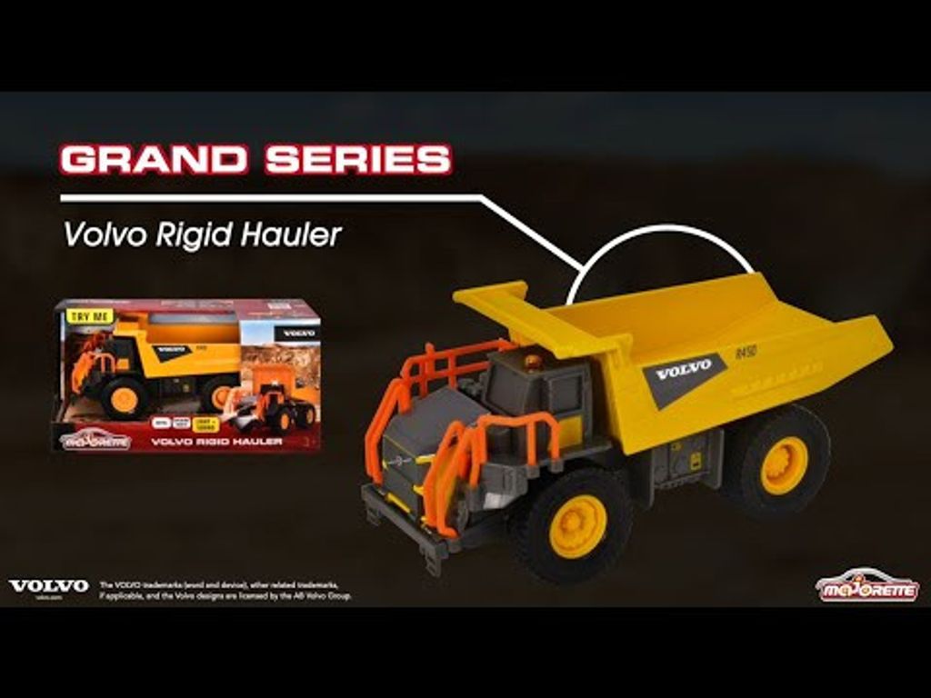 Dumper - Volvo Rigid Hauler - Majorette Grand Series