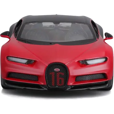 Bugatti Chiron Sport - Röd / Svart - Maisto - 1:24