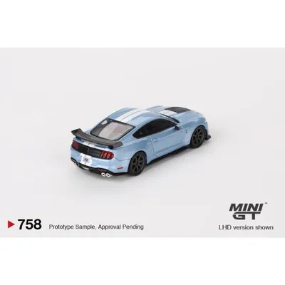 Ford Mustang Shelby GT500 - Blå - 758 - Mini GT - 1:64