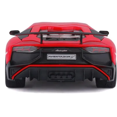 Lamborghini Aventador SV Coupé LP750-4 - Röd - Bburago 1:24