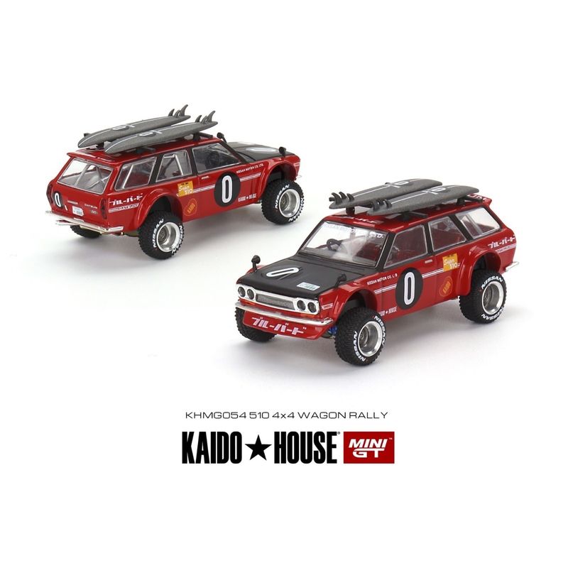 Datsun 510 Wagon 4X4 - Kaido House - 054 - Mini GT - 1:64