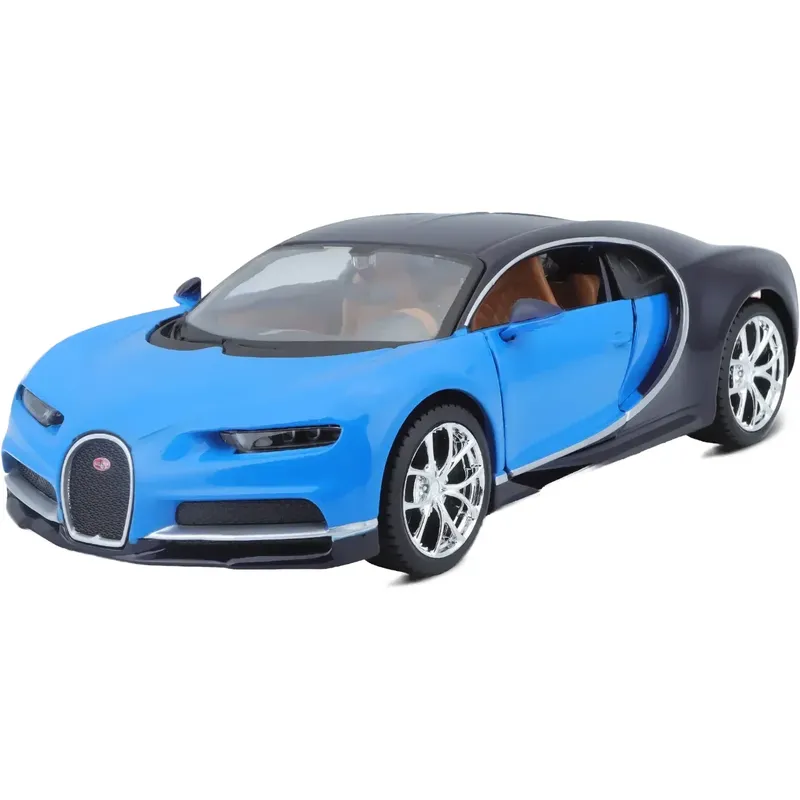 Bugatti Chiron - Blå - Maisto - 1:24