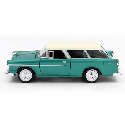 1955 Chevy Bel Air Nomad - Grön och Beige - Motormax - 1:24