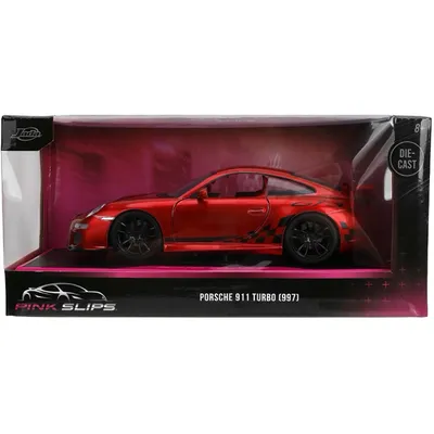 Porsche 911 GT3 (997) - Röd - Pink Slips - Jada Toys - 1:24