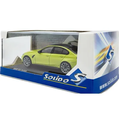 BMW M3 Competition Sedan - Sao Paulo Yellow - 2023 - Solido - 1:43