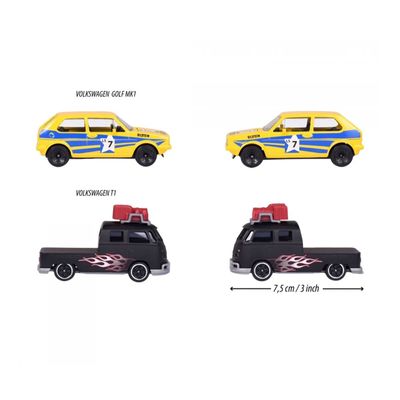 Volkswagen T1 + Golf - Volkswagen The Originals - Majorette