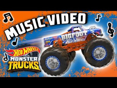 4x4x4 Bigfoot - Monster Trucks - Glow in the Dark - HW