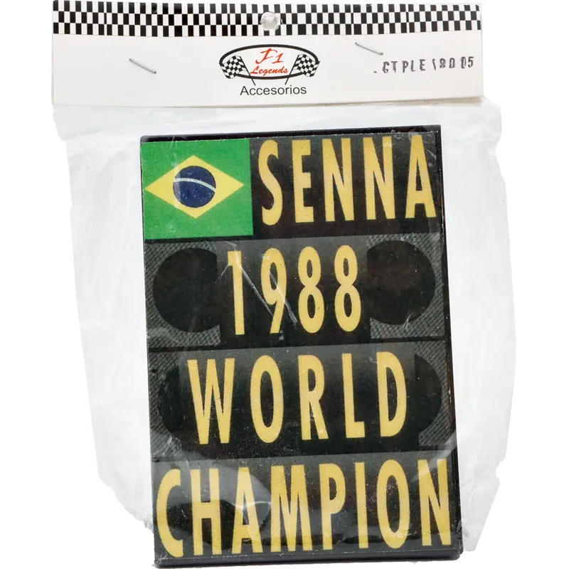 Ayrton Senna - Pit Board 1988 - F1 Legends - Cartrix - 1:18