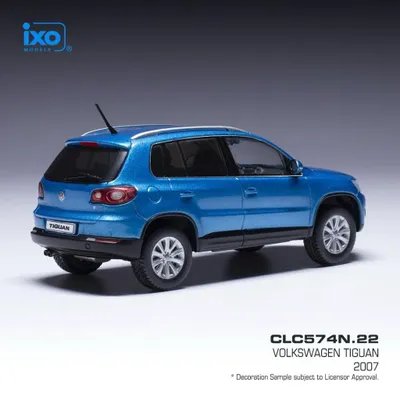 Volkswagen Tiguan - 2007 - Blå - Ixo Models - 1:43