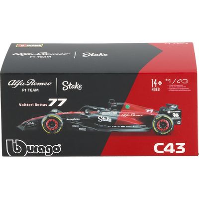 F1 - Alfa Romeo - C43 - #77 Valtteri Bottas - Bburago - 1:43