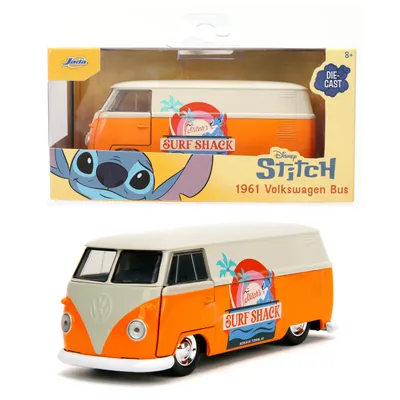 1961 Volkswagen Bus - Stitch - Disney - Jada - 1:32