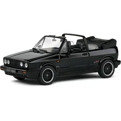 Volkswagen Golf MK1 Cab Sportline 1992 Svart - Solido - 1:43