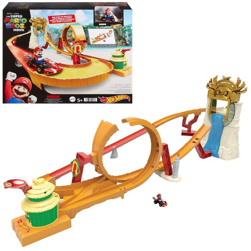 Super Mario - Jungle Kingdom Raceway - Track - Hot Wheels