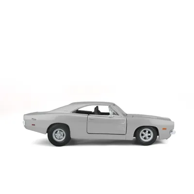 1969 Dodge Charger R/T - Silver - Maisto - 1:25