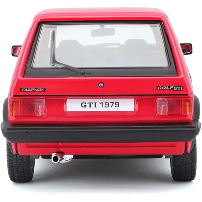 Volkswagen Golf Mk1 GTI - 1979 - Röd - Bburago - 1:24