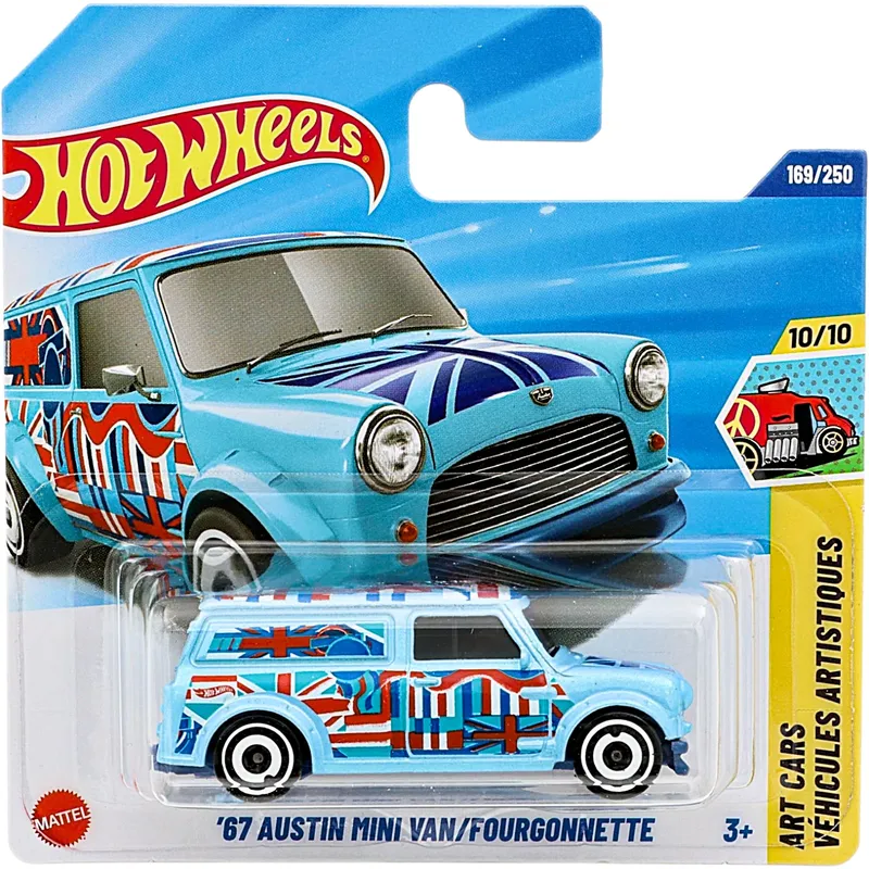 '67 Austin Mini Van - Blå - Art Cars - Hot Wheels