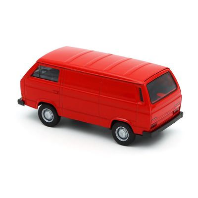 Volkswagen T3 VAN - Röd - Welly - 11 cm