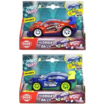 Midnight Racer - Ljud och Ljus - Dickie Toys - 13 cm