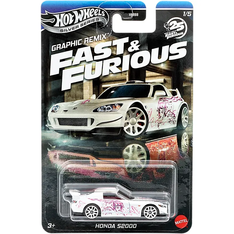 Honda S2000 - Vit - Fast & Furious - Graphic Remix - Hot Wheels