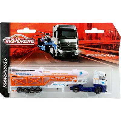 Mercedes-Benz Actros - Rymdraket - Transporter - Majorette