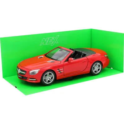 2012 Mercedes-Benz SL 500 - Röd - Welly - 1:24