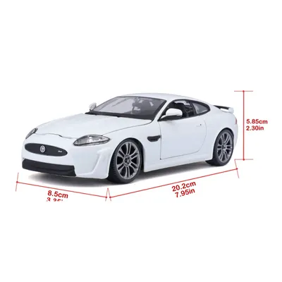 Jaguar XKR-S - Vit - Bburago - 1:24