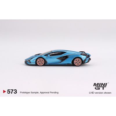 Lamborghini Sián FKP 37 - Blå - 573 - Mini GT - 1:64