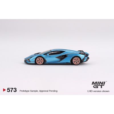 Lamborghini Sián FKP 37 - Blå - 573 - Mini GT - 1:64