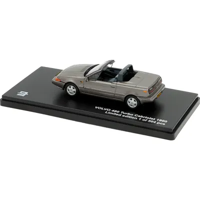 Volvo 480 Turbo Cabriolet 1990 - Silver - Triple9 - 1:43