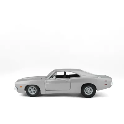 1969 Dodge Charger R/T - Silver - Maisto - 1:25