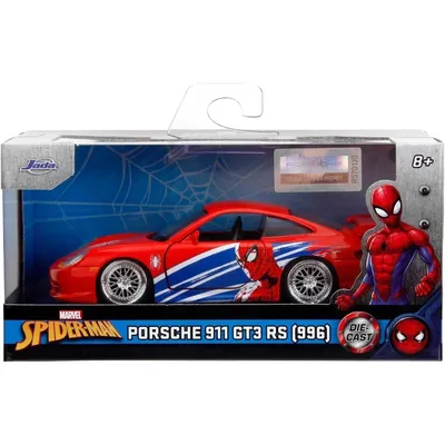 Porsche 911 GT3 RS (996) - Spider-Man - Jada Toys - 1:32