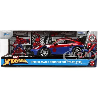 Spider-Man & Porsche 911 GT3 RS (992) - Jada Toys - 1:24