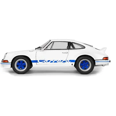 Porsche 911 Carrera RSR - Hvid / Blå - 1973 - Solido - 1:18