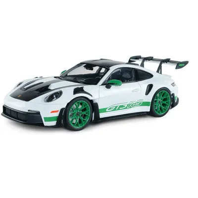 Porsche 911 GT3 RS - Hvid / Grøn - 2024 - Solido - 1:18