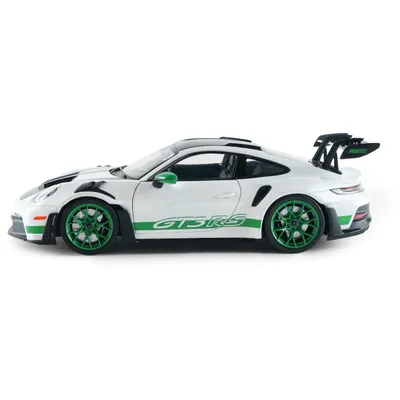 Porsche 911 GT3 RS - Hvid / Grøn - 2024 - Solido - 1:18