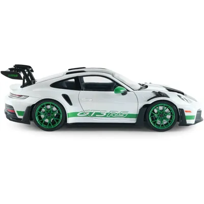 Porsche 911 GT3 RS - Hvid / Grøn - 2024 - Solido - 1:18
