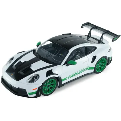 Porsche 911 GT3 RS - Hvid / Grøn - 2024 - Solido - 1:18