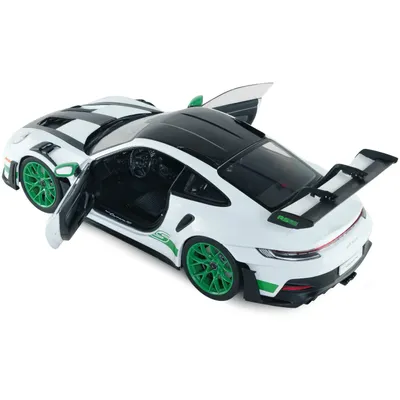 Porsche 911 GT3 RS - Hvid / Grøn - 2024 - Solido - 1:18