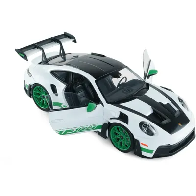 Porsche 911 GT3 RS - Hvid / Grøn - 2024 - Solido - 1:18