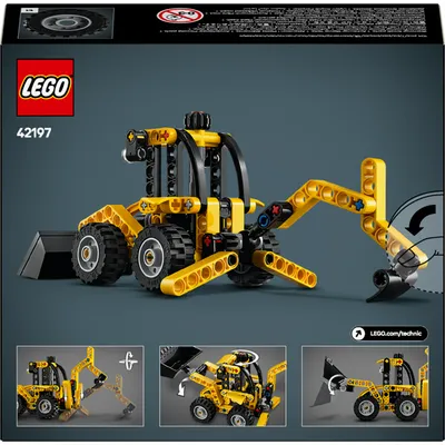 Grävlastare - Backhoe Loader - Technic - 42197 - LEGO