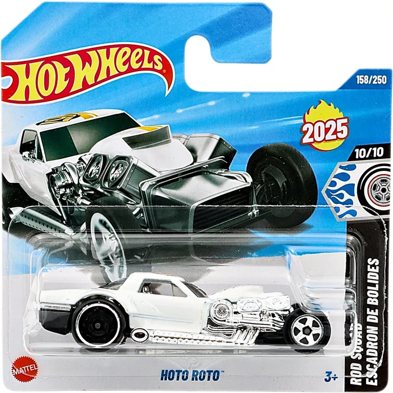 Hoto Roto - Vit - Rod Squad - Hot Wheels