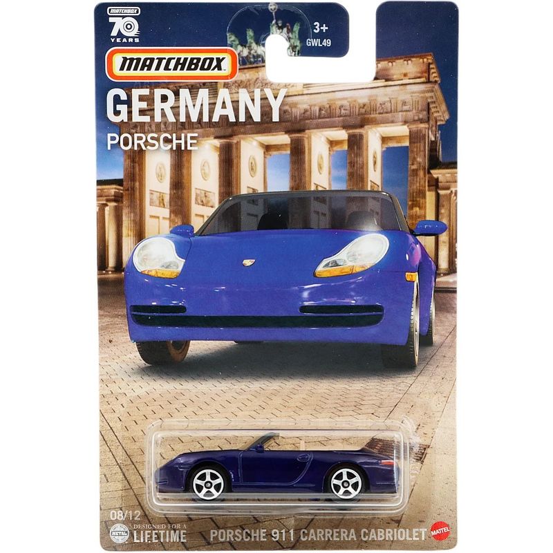 Porsche 911 Carrera Cabriolet - Blå - Germany 8/12 - MB